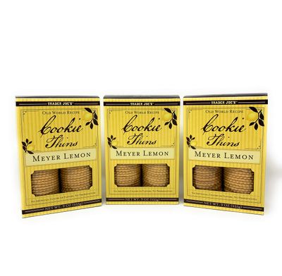 Trader Joe&#39;s Meyer Lemon Cookie Thins Pack of 3