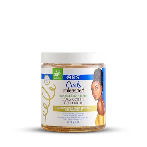 Curls Unleashed Coconut and Shea Butter Curly Coil HD Gel Souffle 19.2 oz