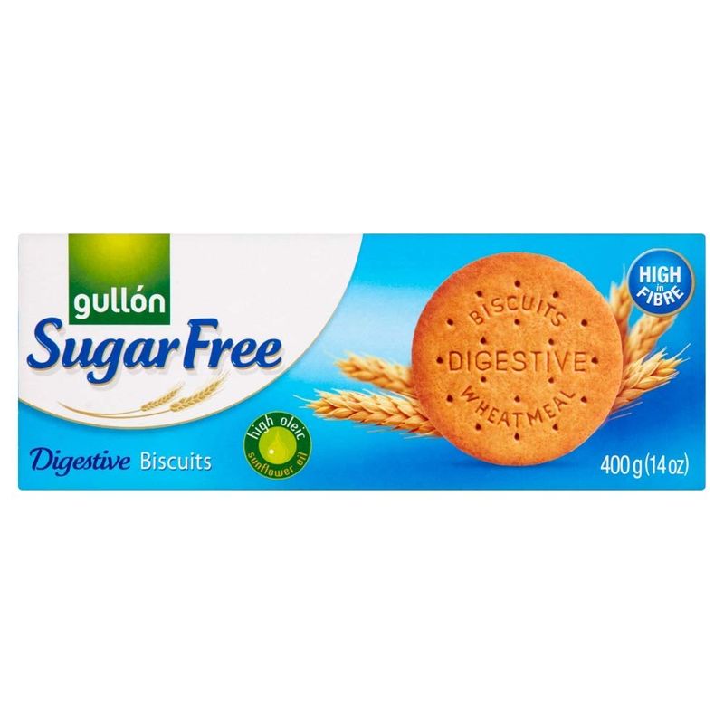 Gullon Sugar Free Digestive Cookie 400g Pack of 4