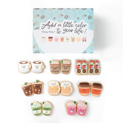 Harry&#39;s Kitchen Coffee-Infused Gourmet Cookie Gift Set - 8 Handcrafted Coffee Flavored Cookies with NZ Butter - Artisan Foodie Treat for Holidays &amp; Coffee Lovers