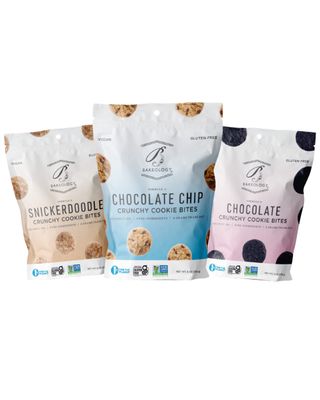 Bakeology Gluten Free Cookies - Crunchy Mini Vegan Cookie Bites - Gluten Free Dairy Free Snacks - Enjoy Plant Based Dessert Sweets - Made with Coconut Oil and Pure Ingredients - Classic Flavors