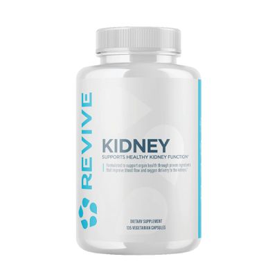 Revive MD Kidney Support Supplement for Men &amp; Women - Kidney Cleanse Detox &amp; Repair Capsules Support Overall Health &amp; Function - Vegan-Friendly, Gluten-Free, &amp; Soy-Free 135 Vegetarian Capsules