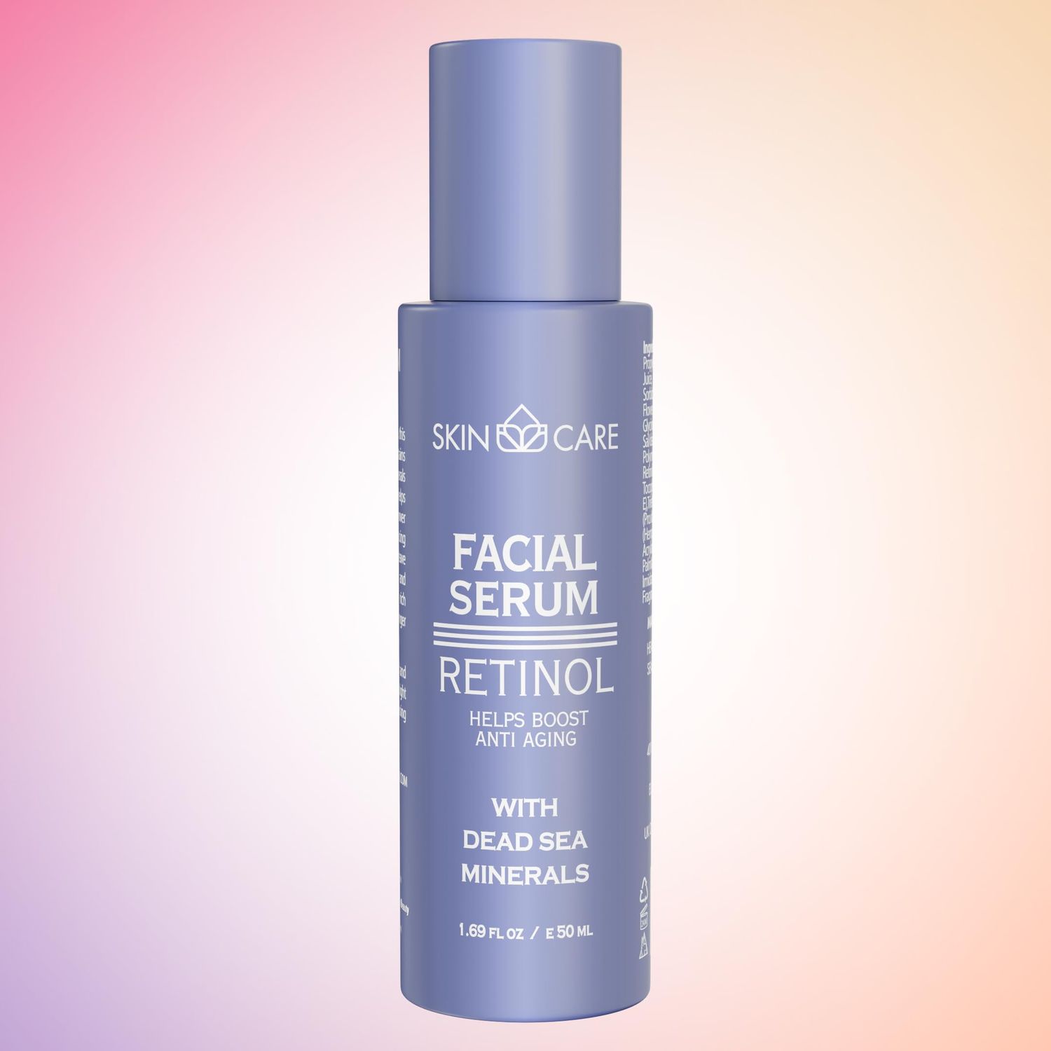 Skin Care Retinol Face Serum - Deeply Hydrates, Replenishes &amp; Soothes - Infused with Dead Sea Minerals - Facial Treatment for All Skin Types - 1.69 fl.oz