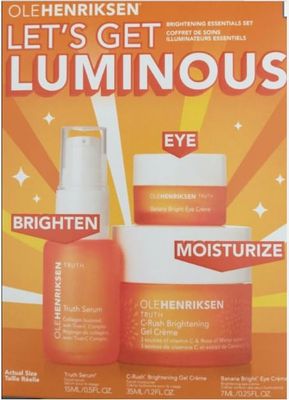 OLEHENRIKSEN Let&#39;s Get Luminous Brightening Essentials Set