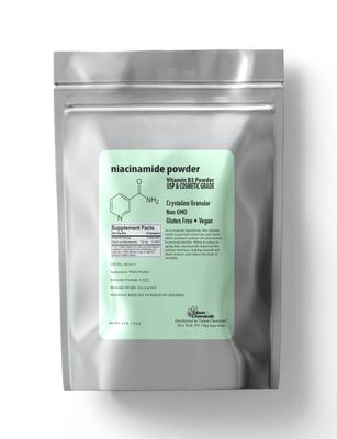 Talsen Chemicals Pure Niacinamide Powder For Skin Care Vitamin B3 DIY Niacinamide Serum, Niacin Powder 4 Ounce 113 Gram Cosmetic Grade