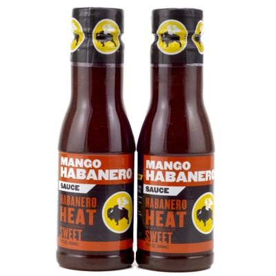 Buffalo Wild Wings Barbecue Sauces, Spices, Seasonings and Rubs For: Meat, Ribs, Rib, Chicken, Pork, Steak, Wings, Turkey, Barbecue, Smoker, Crock-Pot, Oven Mango Habanero, 2 Pack