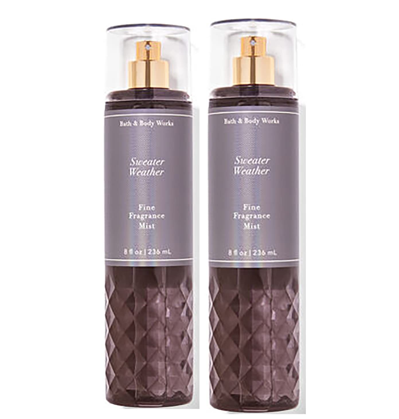 Bath and Body Works Sweater Weather Fine Fragrance Mists Pack Of 2 8 oz. Bottles Sweater Weather