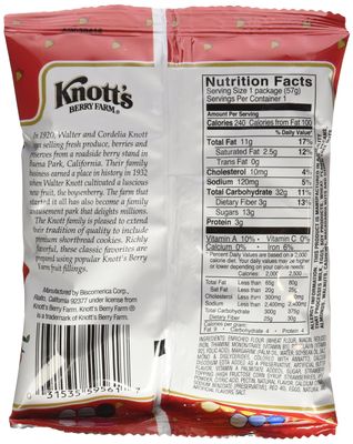 Knotts Berry Farm Strawberry Shortbread Cookies 242 Oz