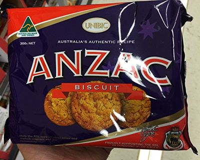 Anzac Cookies Authentic Biscuits 300g Australian Made Express Courier From Sydney with Ups