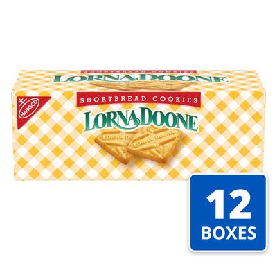 Lorna Doone Shortbread Cookies, 36 Snack Packs 6 Cookies Per Pack, 12 Boxes