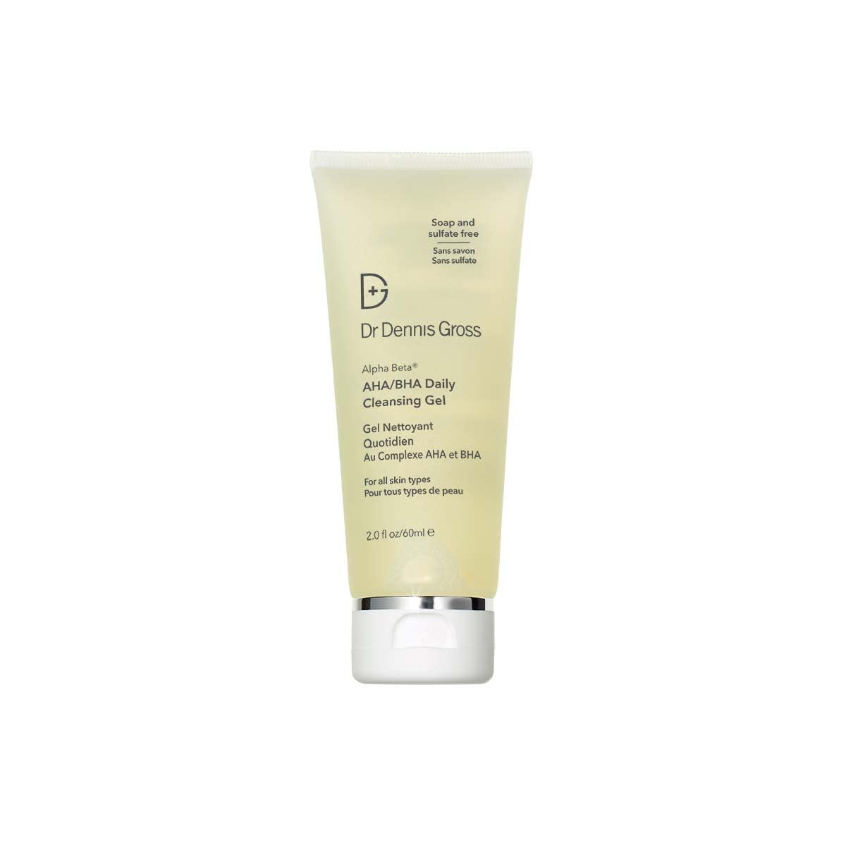 Dr Dennis Gross Alpha Beta AHABHA Daily Cleansing Gel, for Skin That is Dull, Congested and Uneven Tone &amp; Texture 2 Fl Oz