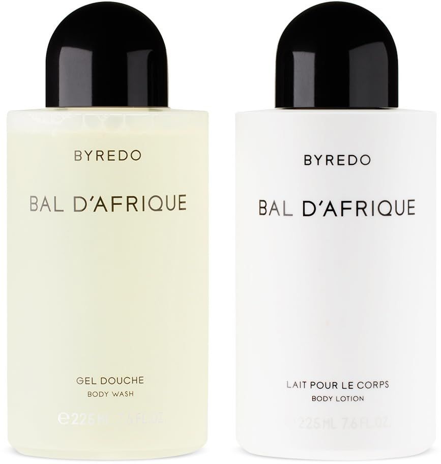 Byredo Bal d&#39;Afrique Body Wash and Body Lotion Boxed Gift Set 2 x 7.6 Fluid Ounces 225 ml