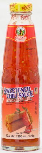 Pantainorasingh Thai Sweetened Chili Sauce for Spring Rolls, 13.2 ounces 3 Bottles