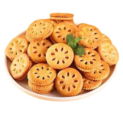 Fruit jam biscuit 8.8oz. Mixed fruit flavored sandwich cookies Separately packaged fruit cookies