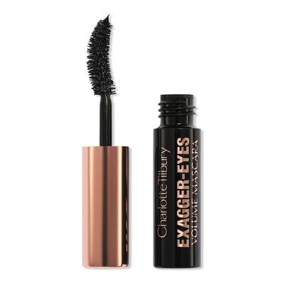 CHARLOTTE&#39;S EXAGGER-EYES VOLUME MASCARA EXAGGER-BLACK 4ML TRAVEL