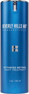 Beverly Hills MD Activated Retinol Night Treatment - Gel Serum for Tightening, Smoothing, Refining Look of Skin on Face and Neck wRetinol, Ceramides