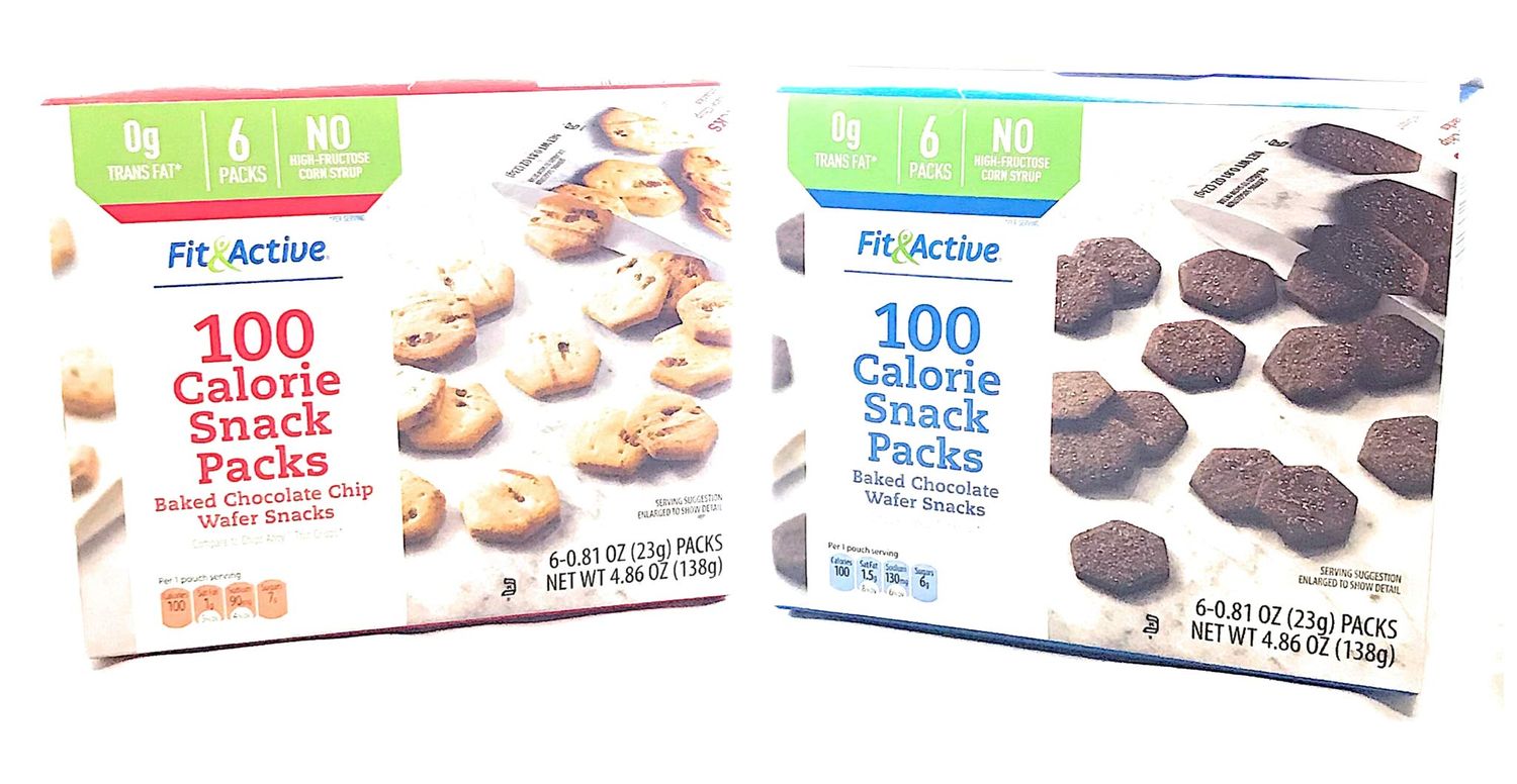 Fit and Active 100 Calorie Snack Pack - Chocolate Chip and Baked Chocolate