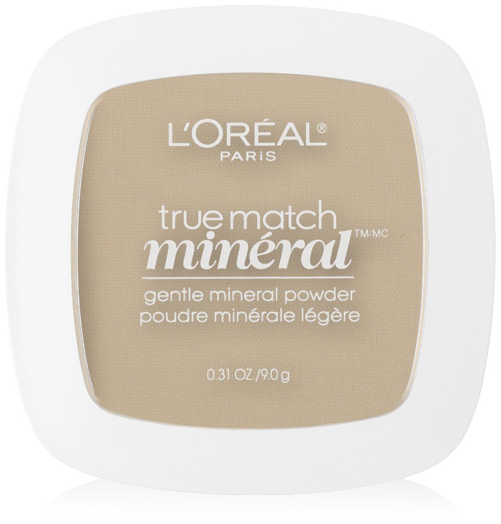 LOreal Paris True Match Mineral Pressed Powder, Light Ivory, 0.31 Ounce