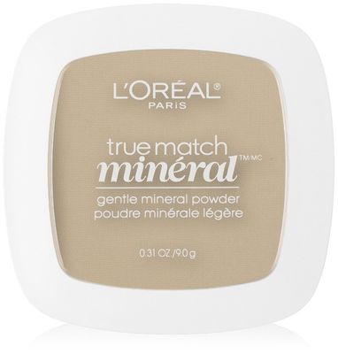 LOreal Paris True Match Mineral Pressed Powder, Light Ivory, 0.31 Ounce