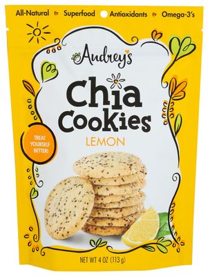 AUDREYS CHIA Chia Lemon Cookies, 4 OZ
