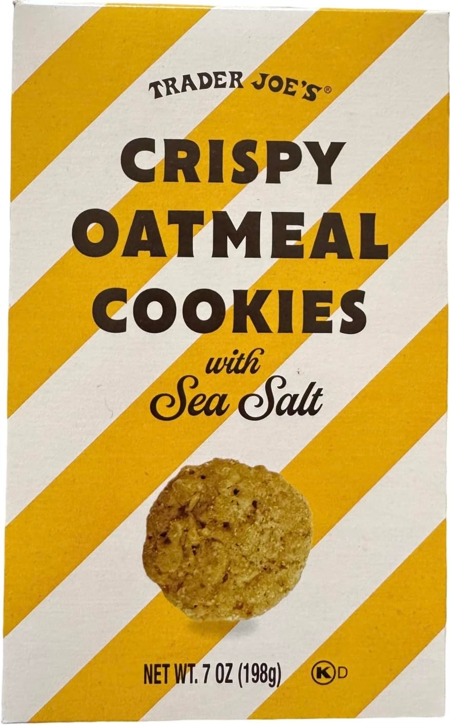 Trader Joe&#39;s Crispy Oatmeal Cookies with Sea Salt 7 oz