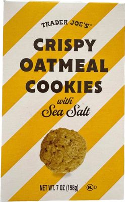 Trader Joe&#39;s Crispy Oatmeal Cookies with Sea Salt 7 oz