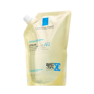 La Roche-Posay Lipikar AP Gentle Foaming Cleansing Oil, Gentle Oil Cleanser for Face and Body Formulated with Niacinamide, Long-Lasting 24-hour Hydration, Fragrance-Free &amp; Soap Free