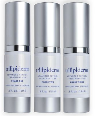 Trilipiderm Advanced Retinol Serum for Anti-Aging - 3 Phases 1.5, 3.5, 5.5 - 5oz Each