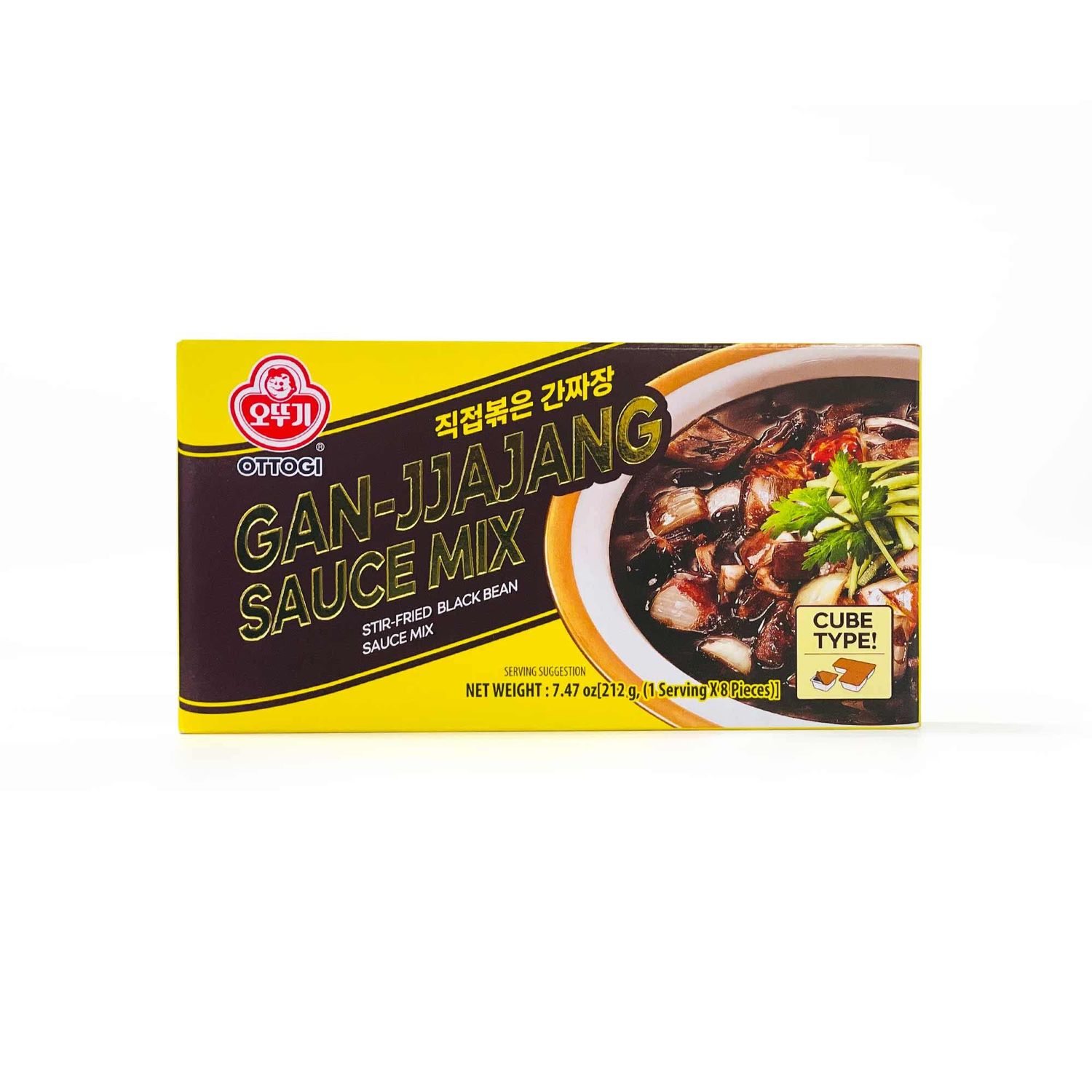 Ottogi Black Bean Paste Sauce Jjajang solid 212g 7.48oz