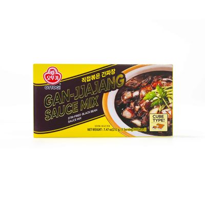 Ottogi Black Bean Paste Sauce Jjajang solid 212g 7.48oz