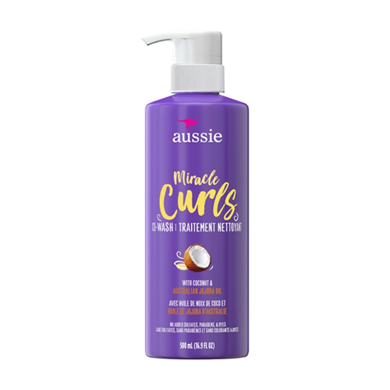 Aussie Miracle Curls Co-Wash 16.9 Ounce 500ml 2 Pack