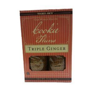 Trader Joe's Triple Ginger Cookie Thins Pack of 3
