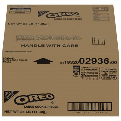 OREO Large Cookie Pieces, 1-25 lb. Box