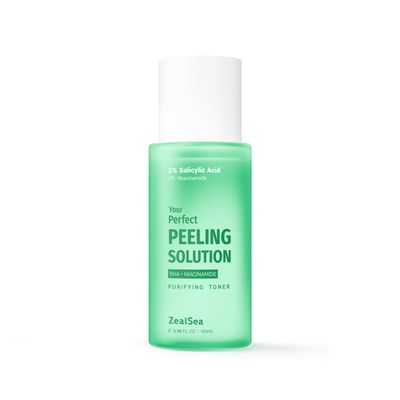 Salicylic Acid Toner, Blackhead Remover, BHA Liquid Exfoliant CICA, 3.38OZ, Travel Size, ZealSea Pore Minimizer for Face, Gentle Alcohol Free BHA Toner for All Skin with Niacinamide, Redness Relief