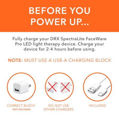 Dr. Dennis Gross DRx SpectraLite FaceWare Pro - LED Face Mask for Anti-Aging, Acne Treatment, and Skin Rejuvenation with Dual Red &amp; Blue Light Therapy