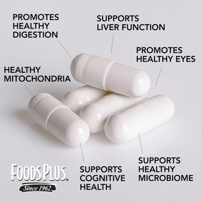 FoodsPlus Tudca, Liver Support, Promotes Digestive Health, Supports Healthy Liver, Potent Bile Salt, Liver Restart and Repair, 60 Capsules