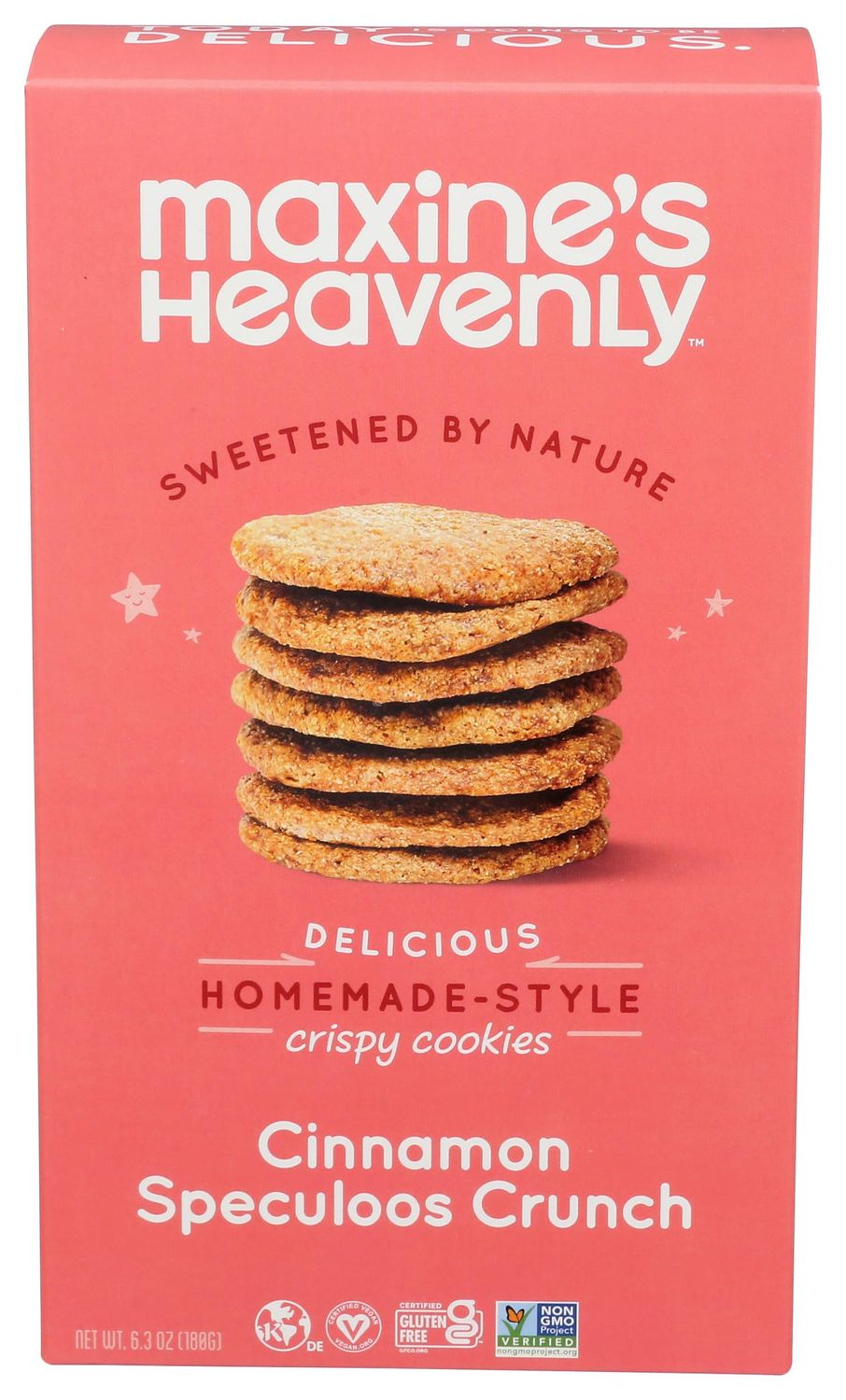 MAXINES HEAVENLY COOKIES Crispy Cinnamon Speculoos Crunch Cookies, 6.3 OZ