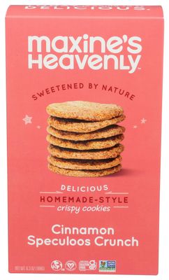 MAXINES HEAVENLY COOKIES Crispy Cinnamon Speculoos Crunch Cookies, 6.3 OZ