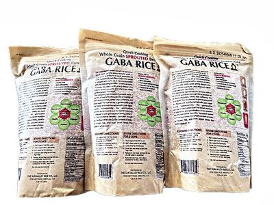 GABA Sprouted Brown Rice 2.2 lbs 3 Packs in Sprout Talk's Package