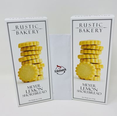 Shortbread Cookie Bread Meyer Lemon 4oz 2PACK