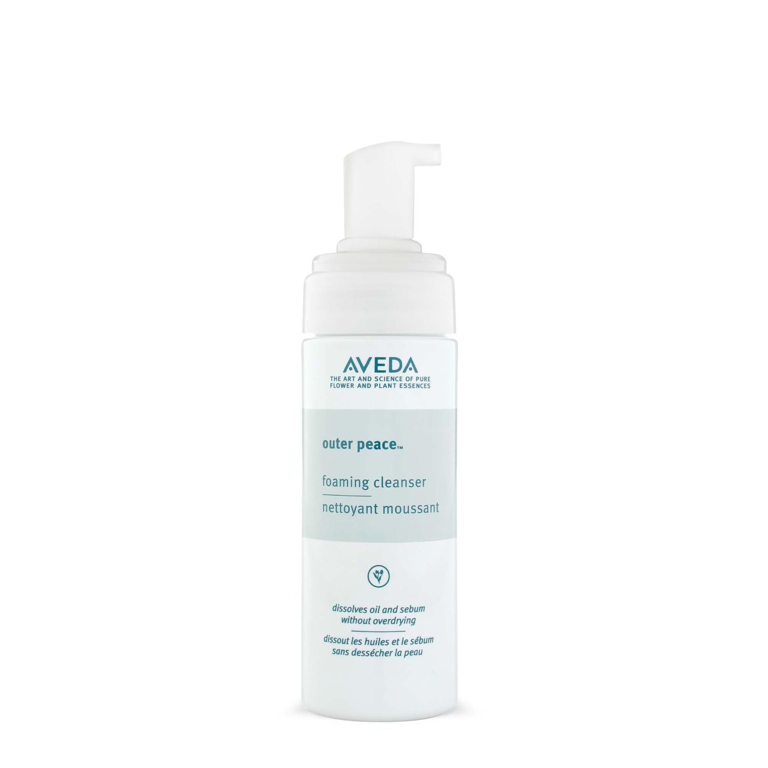 Aveda Outer Peace Foaming Cleanser Daily Face Cleanser for Acne-Prone Skin with Powerful Plant Extracts, 4.2 Fl Oz