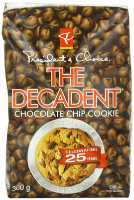 President&#39;s Choice the Decadent Chocolate Cookie, Chip, 300g