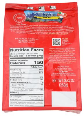 Loacker Quadratini Hazelnut Wafer Cookies - 30 Less Sugar - Premium Crispy Bite Size Wafers with Hazelnut Cream Filling - Resealable Family Pack - NON-GMO - 100 Italian Hazelnuts - LARGE Snack Bag...