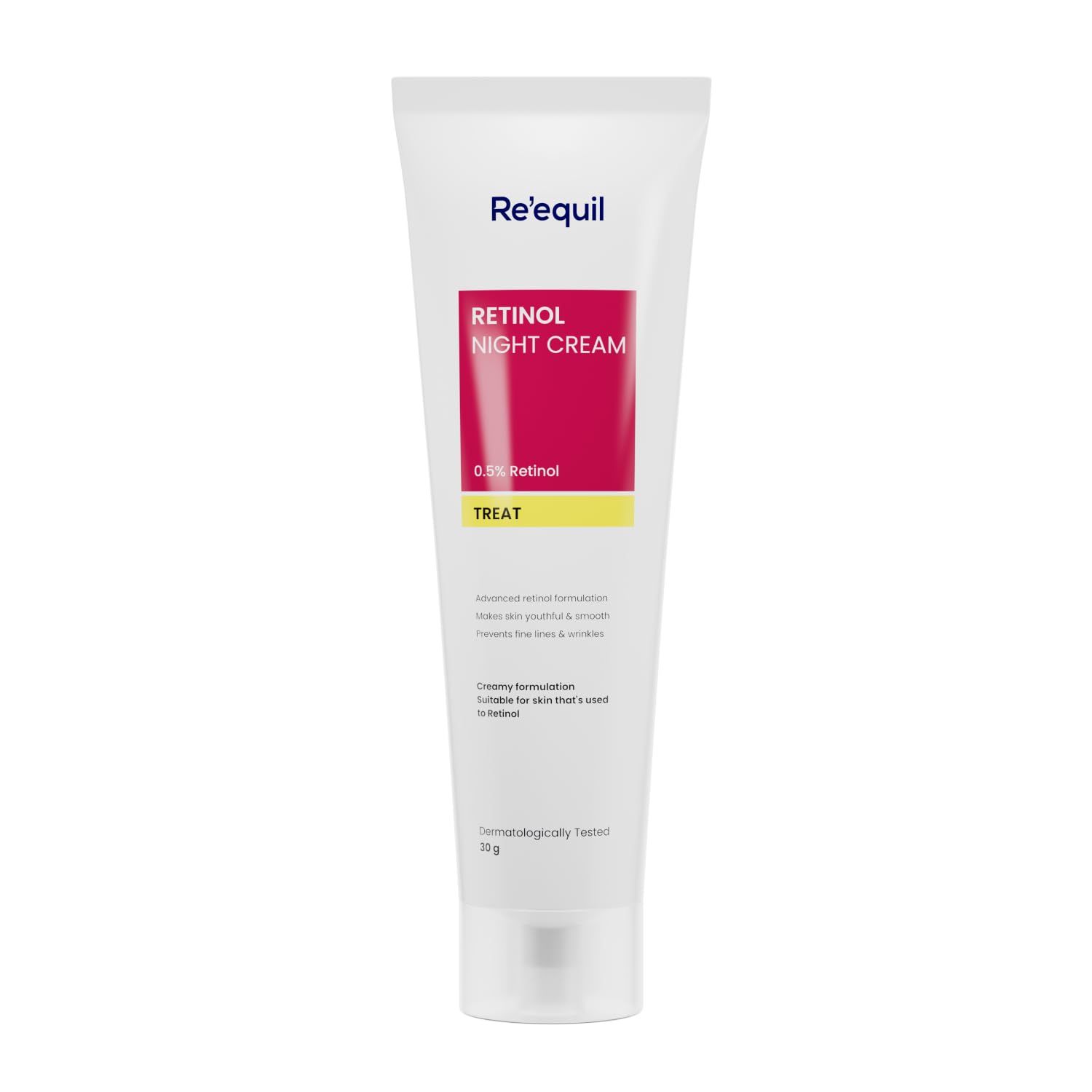 RE&#39; EQUIL 0.5 Retinol Night Cream Makes Skin Youthful Smooth Prevents Fine Lines Wrinkles Unisex All Skin Types 30G