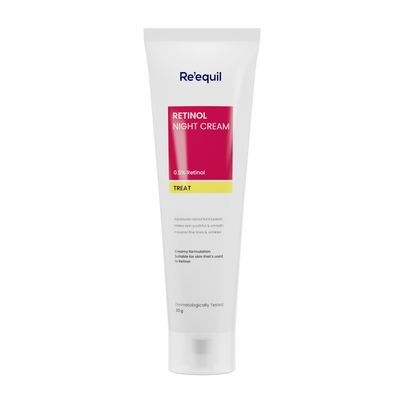 RE&#39; EQUIL 0.5 Retinol Night Cream Makes Skin Youthful Smooth Prevents Fine Lines Wrinkles Unisex All Skin Types 30G