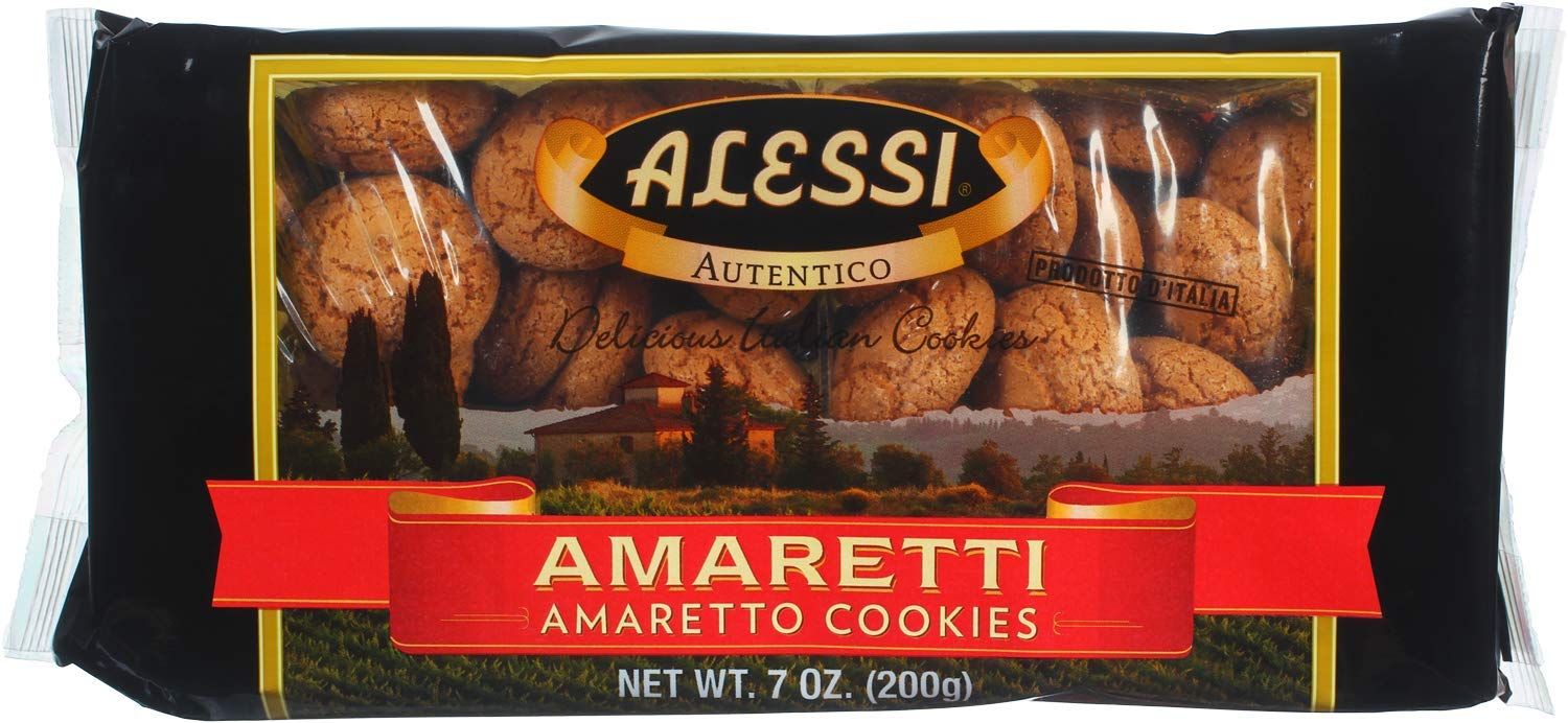 Alessi Amaretti Amaretto Cookie, 7 Ounces Pack Of 12