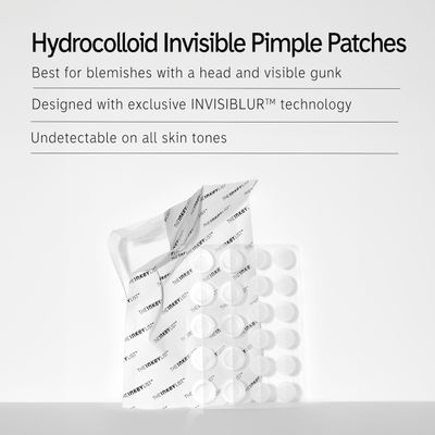 The INKEY List Hydrocolloid Invisible Pimple Patches, Spot Patches Contains Salicylic Acid, DayNight Anti Acne Patches, Vegan & Cruelty Free, Suitable For All Skin Types