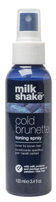 milk_shake Cold Brunette Toning Spray - Brown Hair Blue Pigment Spray Counteracts Warm Red Orangey Tones Strengthens and Hydrates 3.4 fl oz 100 ml