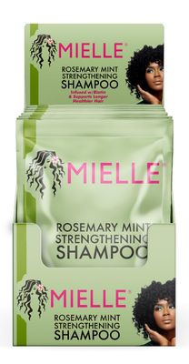 Mielle Rosemary Mint Strengthening Shampoo wBiotin 1.75 Fl Oz Pack of 3