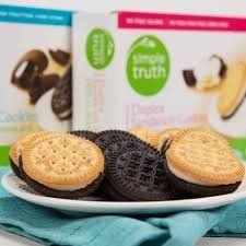 Simple Truth Organic Duplex Sandwich Cookies No High Frutrose Corn Syrup Creme Filled 12 Oz. Box Pack of 2